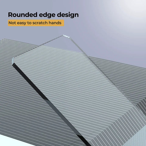 Rounded Edge Microscope Slides Kit Includes 50 Pre Cleaned Blank Slides And 100 Pro Grade 22x22mm Square Coverslips For Monocular Binocular And Trinocular Microscopes Vacuum Packed For Safe Transit And Double Protection. Rounded edge glass slide