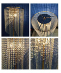 Raindrop Crystal Floor Lamp With French Gold Finish Sparkling Glass Bead Lighting For Bedroom Or Living Room Brings Romantic Vibe
