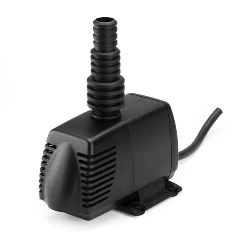 Ultra Pump 800 For Small Ponds, Fountains, Waterfalls, And Filters, 793 GPH mag drive pond pump with hose connection