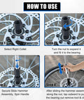How to use Beefy Blind Hole Bearing Puller Set With Slide Hammer Internal Bearing Extractor Kit for wheel bearing removal.