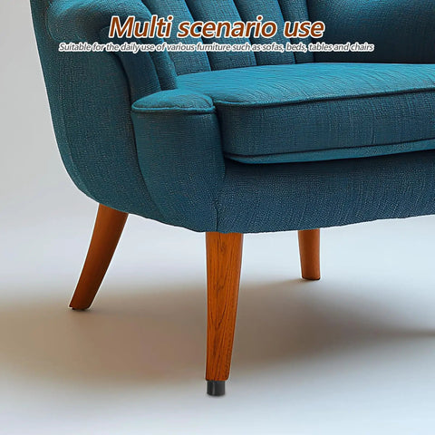 Adjustable M6 Threaded Furniture Levelers With Rubber Pads For Easy Height Adjustment And Easy Installation Anti Slip And Noise Reducing Furniture Leg Leveling Feet For Quiet Floor Friendly Homes on sofa leg