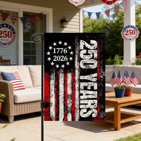 Patriotic 250th Anniversary USA Garden Flag For Outside Double Sided Waterproof Stars And Stripes Banner 1776 2026