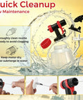 Badass Power 700W Electric Airless Paint Sprayer With Four Quick Swap Tips For Slick Even Coats And A No Sweat Finish On All Your Favorite Home Projects Red, showcasing cleanup process with components.