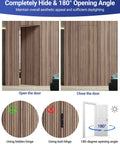 6 Inch Invisible Door Hinges For Doors 3D Adjustable 180 Degree Swing Heavy Duty Concealed Zinc Alloy 88 Lbs Load Capacity