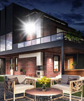 Heavy Duty Outdoor LED Flood Light 150W 13500LM 6000K Daylight White With 3 Adjustable Heads IP66 Waterproof Exterior Security Lighting For Yard
