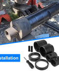 Pin And Bushing Adapter Service Kit 15030 For Heavy Duty Trucks And Equipment, removal tool and components on rough terrain