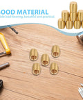 8 Pcs Brass Furniture Feet For Wooden Trays And Riser Stands Cone Shaped Leveling Legs Protect Surfaces And Add Stability To Display Boxes