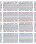 16 Piece Breadboard Kit With 400 Tie Points Solderless Prototyping PCBs for Arduino DIY Projects displayed in a grid pattern.