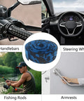 Camouflage EVA Road Bike Handlebar Tape With Bar Plugs Two Rolls Comfortable Grip Cycling Wrap black and blue rolls for handlebars