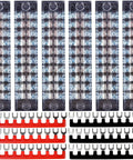 12 Pack 10 Position Screw Terminal Blocks With Covers And Ground Pluggable PCB And Busbar 600V 15A Dual Row Insulated Beefy Copper Conductors