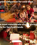 Portable Indoor Space Heater With Infrared Sensor And Fireplace Flame Effect Fast Heating From PTC Ceramic 4 Modes Eco Auto