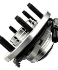 4WD Front Wheel Hub Bearing Assembly For Ford F150 2009 2010 6 Lug With ABS, close-up view showing bolts and wiring