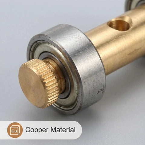 Close-up of Pro Grade Watch Screwdriver Sharpening Set With 3000 Grit Copper Stone showing copper material detail.