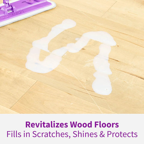 Top Shelf Wood Floor Restorer Plus Slick Gloss Finish And No Fuss One Coat Application That Cuts Down On Scratches While Delivering Solid Heavy Duty Shine For Modern Homes applied to wood floor.