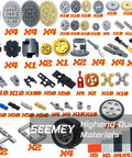 Massive 844Pcs Pin Gears Axles Set For RC Cars And Tanks, Compatible With Mainstream Brands on display