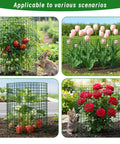 DIY Garden Animal Shield Cages For Outdoor Plants, No Fuss Reusable Square Mesh Plant Covers Kit protecting vegetables and flowers