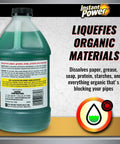 Septic Tank Shock Treatment Liquid Clog Remover Safe For Septic Systems And RVs Clears Drains In Minutes Pour Directly Into Toilet