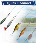 All In One 175 Piece Fishing Swivels Kit With Barrel And Ball Bearing Swivels 3 Way Swivels Coastlock Snaps Safety Snaps Rolling Barrel Snaps Duo Lock Terminal Tackle Gear For Lures And Sinkers Tackle Box Ready quick connect lure rigs with swivels