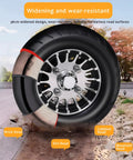 Heavy Duty Electric Golf Cart For Adults 12Mph Speed 800W Motor tire design showing wear-resistant feature for various road surfaces.