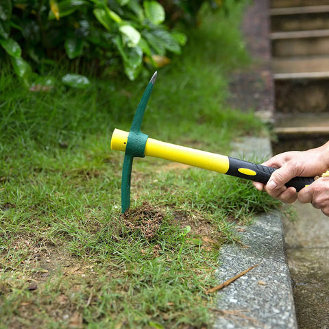 15 Inch Pick Mattock Hoe With Forged Steel Head And Fiberglass Handle For Digging And Loosening Soil in garden use