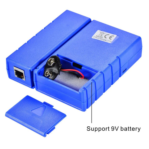 Pro Grade Network Cable Tester Tool For RJ45 RJ11 RJ12 CAT5 CAT6 UTP USB LAN Wires With LED Indicators And Low Power Interface Great For Testing Homemade Ethernet Patch Cables And Sniffing Out Shorts Opens And Wiring Crosses