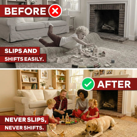 Extra Sticky Carpet Tape 2 Inch By 10 Yards Rug Gripper For Indoor Outdoor Use Keeps Rugs From Sliding On Hardwood Floors And Laminate, Double Sided Peel And Stick, Residue Free, Easy To Install