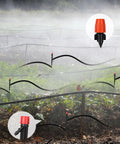 656 Ft Drip Irrigation Kit With 1 Quarter Inch Tubing And 274 Accessories DIY Ready For Greenhouse Garden Watering Mist System