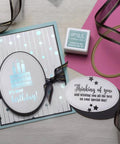 Foil Mates Sentiments Birthday Essentials Set, 5.5 X 8.5 Inches, card with birthday message and elements for Deco Foil and Therm O Web