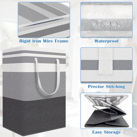 These Collapsible Laundry Baskets Are A Straight Up Game Changer For Dorm Spaces. Massive Capacity Holds Clothes Towels And Pillows. Solid Double Grip Handles Make Moving Heavy Loads Zero Stress.