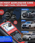 AL519 Enhanced OBD2 Scanner Car Diagnostic Tool With Check Engine Code Reader And CAN Scan Dope Upgrade From AL319