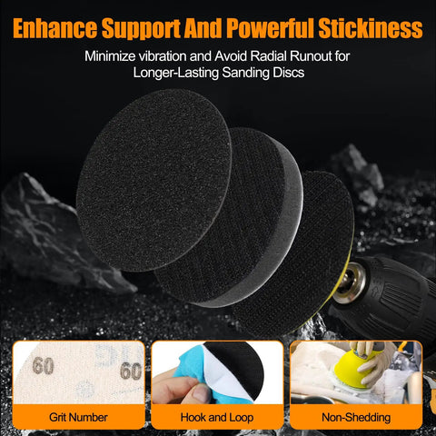 Dope 136 Pieces 3 Inch Sanding Disc Polishing Kit For Wet Or Dry Use Headlight Restoration Buffing Pads Hook And Loop