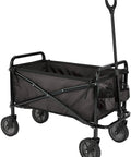 Heavy Duty Collapsible Utility Wagon For Outdoor Gear And Camping 265 Pound Capacity With Wide 40 Inch Loading Space 27 Point 6 Inch High