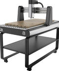 0.8kW CNC Spindle for 2 By 4 Foot Router, Beefed Up Black Aluminum Body, High Torque Milling Upgrade for CNC Machines