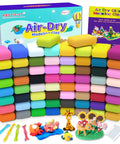 66 Color Modeling Clay Kit For Kids With Tools, Non Sticky Air Dry Clay That Dries Soft And Light, Easy To Shape and Create.