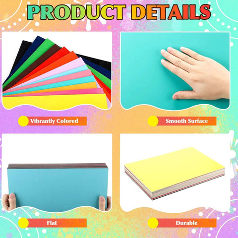 Geelin 18 Pcs colored plywood sheets, 18 x 12 inches, 1/8 inch thick, for laser cutting and DIY crafts.