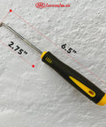 Heavy Duty Six Inch Cage Nut Tool For Server And Network Rack Mounting Includes An Ultra Comfy Rubber Grip Handle 6.5 inches long