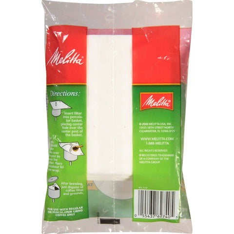 Wraparound Percolator Coffee Filters White 480 Total Filters Pack Of 12 For Rich Flavor, Traps Bitter Grounds And Oils packaging