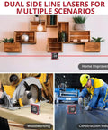 4-Side Magnetic Digital Angle Finder With Laser Helping Pros And DIYers Nail Tricky Angles With Blazing Speed featured in woodworking and construction.