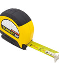 Lever Lock Tape Measure 30 Ft By 1 In with Tru Zero Hook, push release, self-locking polymer blade, high impact ABS case, extended blade