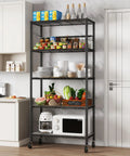 Heavy Duty 5 Shelf Wire Shelving Unit On 3 Inch Wheels With Shelf Liners Set Of 5 NSF Certified Adjustable Carbon Steel Storage Racks