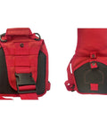 Ultra Slim EMS Medical Sling Bag For Onsite First Aid And Rapid Response, rugged red pack with black strap details