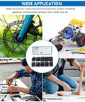 Heavy Duty M2 Screws And Nuts Kit With Hex Socket Button Head Cap Screws And Machine Screws Set Metric Nuts And Bolts Assortment Wrench Included Carbon Steel Rust Resistant Durable For DIY Projects Auto Repairs And Shop Use shown in various use cases including bicycle brake, toy assembly, electronics repair, and furniture building