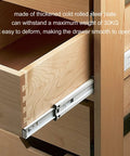 12 Inch Ball Bearing Drawer Slides With Full Extension For RVs Yachts And Home Drawers 30KG Heavy Duty Cabinet Rails in use