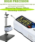 Pro Grade Digital Roughness Tester For Surfaces With LCD Readout And Diamond Probe High Precision 160 Micrometers Metal Parts Finish