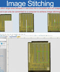 Bright Field And Dark Field Electron Metallographic Microscope With 25MP USB 3 Imaging Camera And Free Pro Grade Image Software For Precise Metallography Analysis image stitching software on computer screen