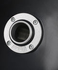 Close-up of metal strainer on Heavy Duty Hydraulic Reservoir With Strainer Tank For 5 Or 10 Gallon Capacity Built From 14 Gauge Steel Anti Corrosion Design For Tractors Trucks And More Built To Last In Extreme Temps.