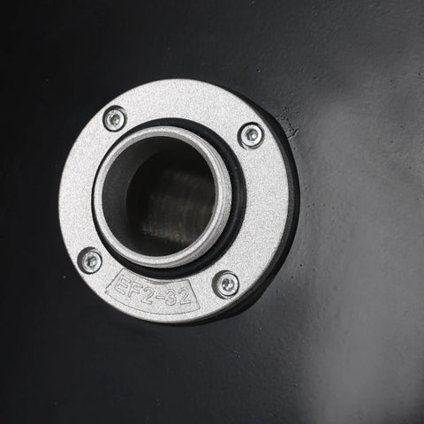 Close-up of metal strainer on Heavy Duty Hydraulic Reservoir With Strainer Tank For 5 Or 10 Gallon Capacity Built From 14 Gauge Steel Anti Corrosion Design For Tractors Trucks And More Built To Last In Extreme Temps.