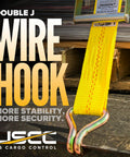 Heavy Duty 2 Inch By 12 Foot Ratchet Straps With J Hooks 4 Pack 10000 Lb Break Strength 3333 Lb Working Load Yellow Polyester Tie Downs