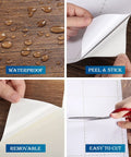 36 Inch By 200 Inch Brown Wood Grain Self Adhesive Wallpaper Peel And Stick Waterproof Removable Wood Contact Paper features