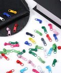 100 Pcs Metal Zipper Slider Replacement Kit Size 3 Universal Zipper Repair 12 Color Options For Clothing Jackets Coats And Backpacks